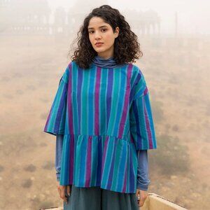 “Akira” blouse in organic cotton - New
